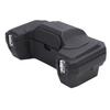 ATV Rear Storage Box 55L Large Capacity Rain Proof ATV Rear Luggage Box with Backrest and Safety Lock for Hiking Camping