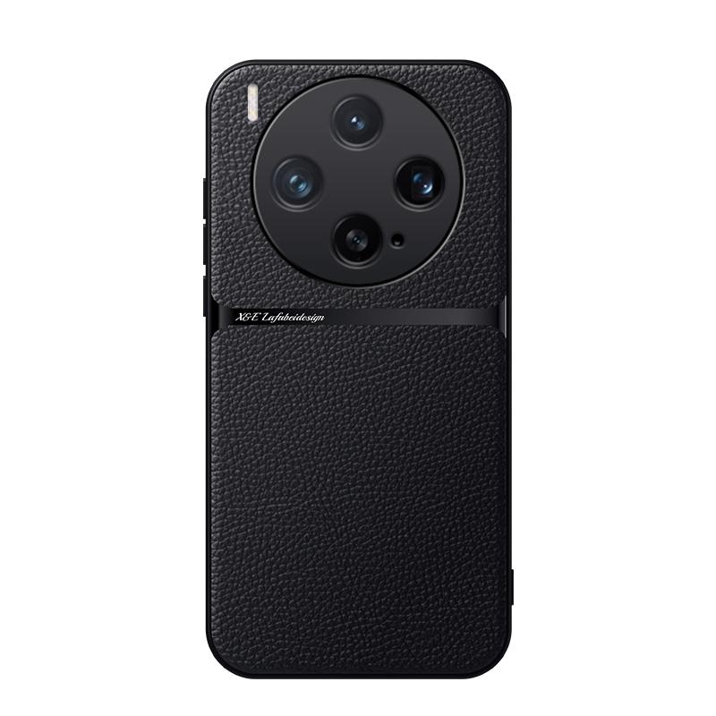 Чехол для Vivo X300 X300 Pro, Магнитный, из ПУ-кожи + ТПУ-край, Ультратонкий, Защита от падений, Защита камеры для VIVO X 300 vivo X300
