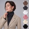 Velvet Lining Neck Warmer Scarf Detachable Detachable Turtleneck  Spring Autumn Winter