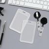Retractable ID Card Holder with Neck Strap Long Lanyard for Women Men Office Worker Business Supplies