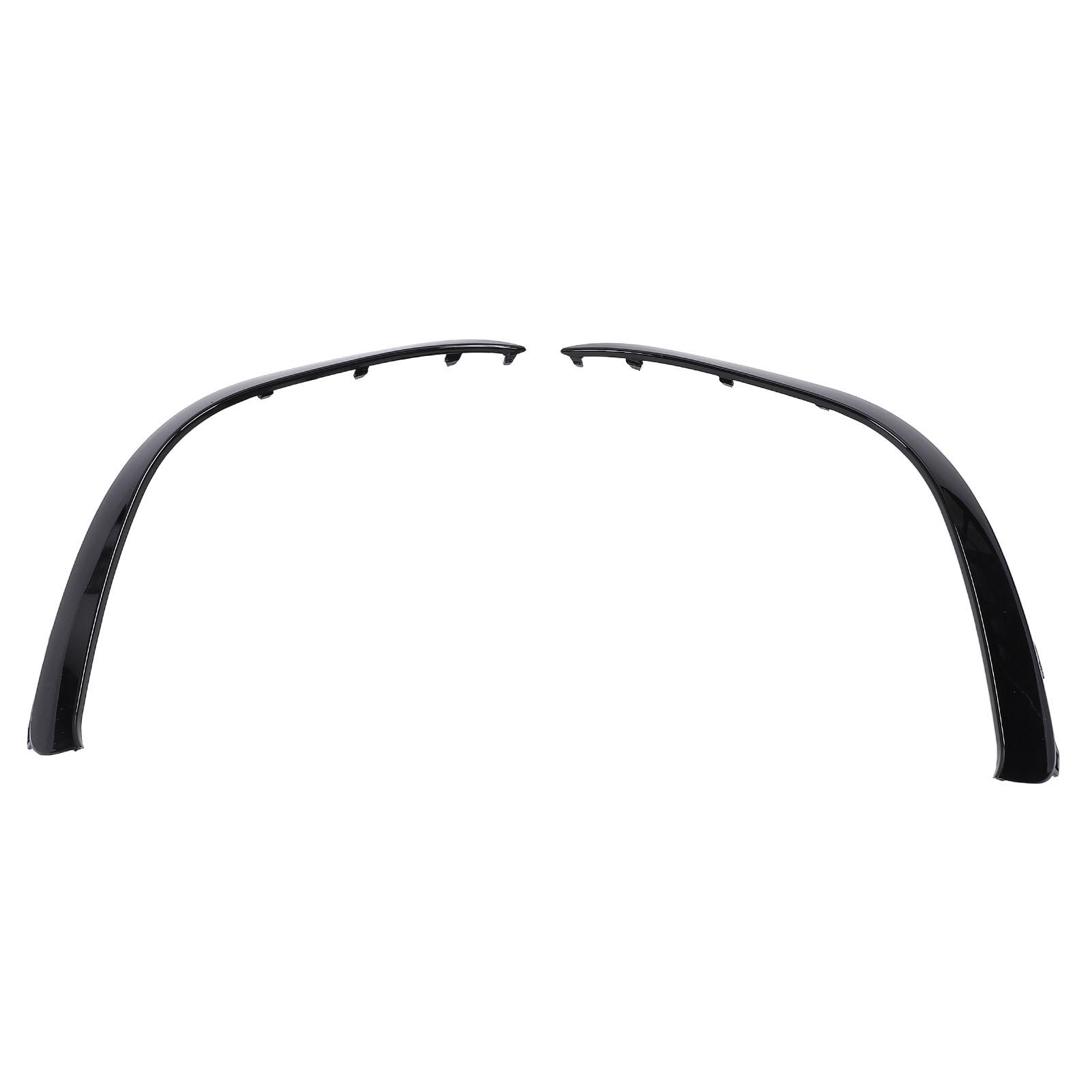 Neoglint Unisex Front Bumper Fog Grille Upper Trim Moulding Canard For A Class W177 Facelift 2023 Onwards