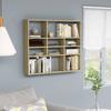 VidaXL Wall Shelf Sonoma Oak 90x16x78 Cm Engineered Wood 802942