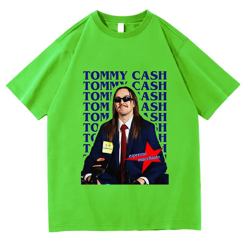 New In Eurovision 2025 Tommy Cash T Shirt Unisex Unisex Oversized Trend Short Sleeve Tshirt Unisex 100 Cotton Tops Streetwear Tops