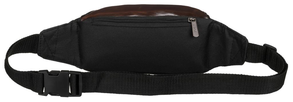 WB05A-BLACK/BROWN Waist Bag