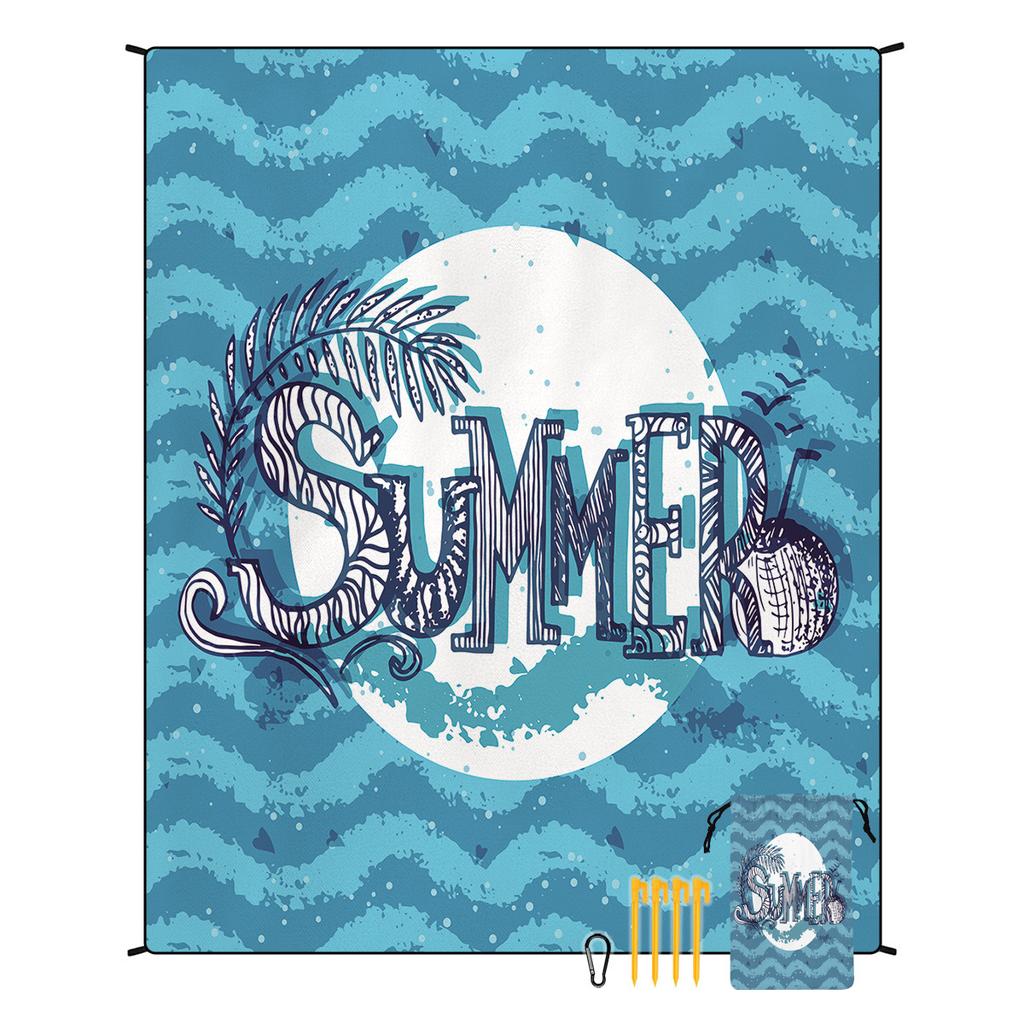 Bohemian Beach Mat Moisture-proof Mat Outdoor Seat Cushion Picnic Mat Customized Tent Camping Floor Mat 180 * 220CM 550g