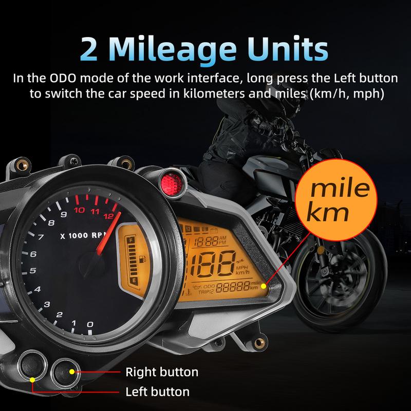 Motorcycle Speedometer Meter Tachometer Digital Odometer Gauge LCD Instrument for Bajaj Pulsar 135 150 160 180 200NS 2015-2018