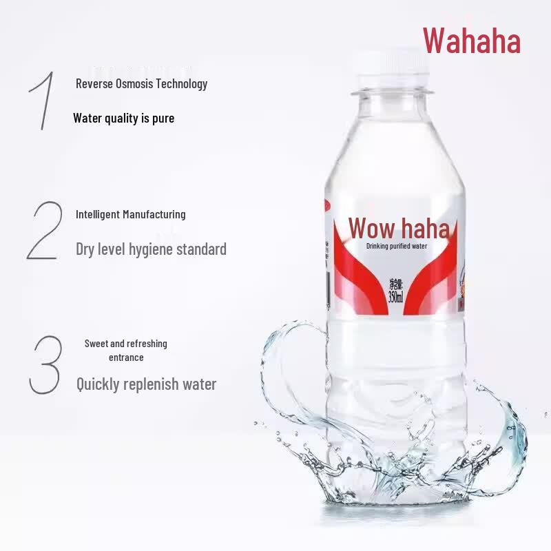 Wahaha Drinking Water 350ml (24-Bottle Case)