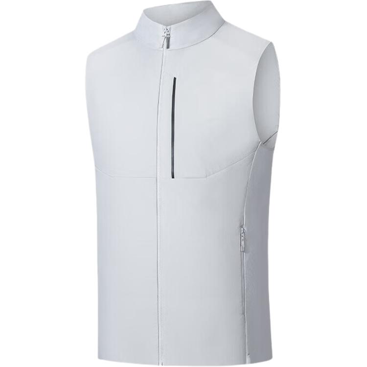 Anta Simple Versatile Warm Solid Color Stand Collar Comfortable Vest Men Vests 152530802-4