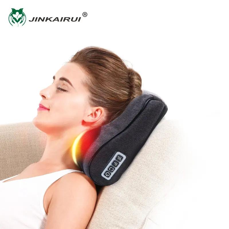 

Shiatsu Back and Neck Massager with Heat, 3D Deep Tissue Kneading,Electric Massage Pillow for Chair Car on Shoulders,Legs,Foot EU Plug чёрный