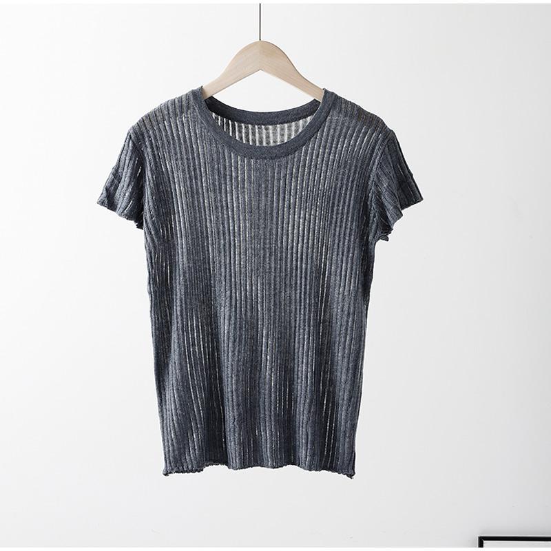 Сексуальная прозрачная женская футболка — фото 7