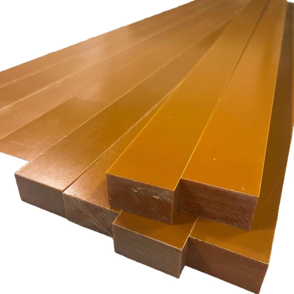A-Grade Orange & Black Bakelite Sheet: Heat-Resistant Insulation Board for Engraving & Machining.