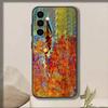 Rust Beauty   Phone Case Black Silicone Soft For Samsung Galaxy A73,A72,A71,A70,A53,A52,A51