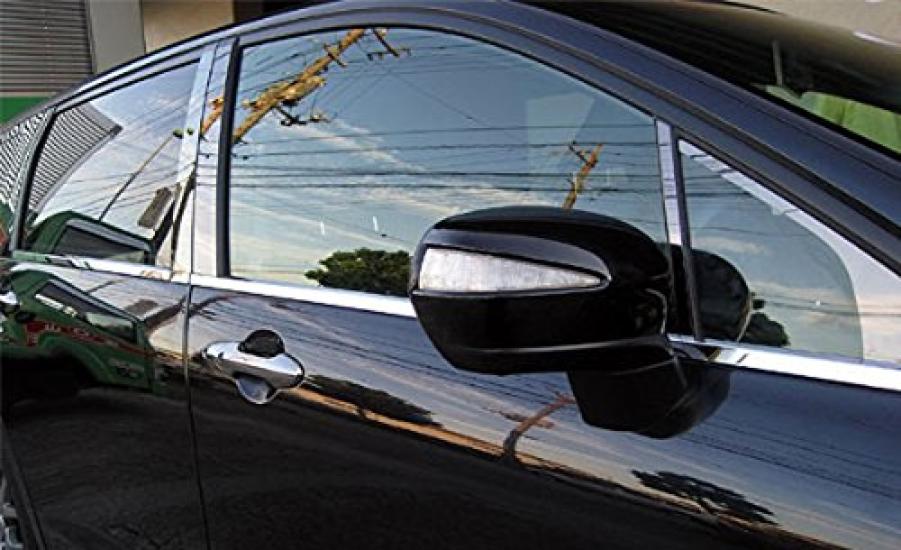 BRIGHTZ Mirror Chrome Stainless Steel Window Moulds for Honda Odyssey 3388 Ultra-High (6-Piece Set) RB3-4 [WIN-SIL-051]