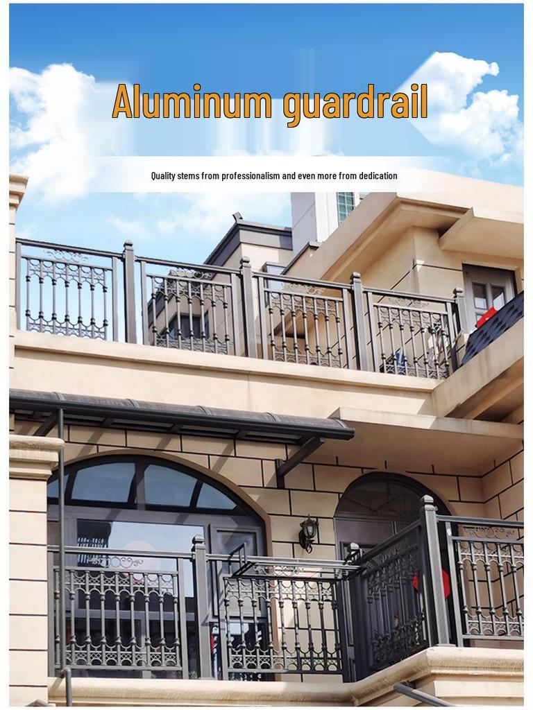 Aluminium-Kunstgeländer für Hof und Balkon