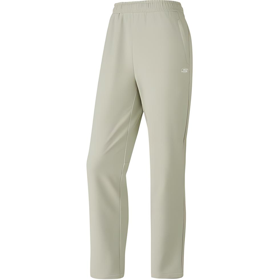 Skechers Basic Sports Series AW24 Waterproof Fleece Lined Casual Pants Women Bottoms Durable-Gray P424W209-027B S