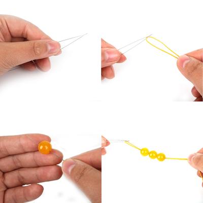 Home Party Supplies Jewelry Making Tools Beading Needles For Beads DIY Open Pins Handmade Curved Needle High Quality Threading Pins Popular Beaded