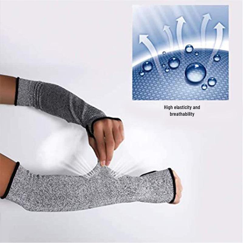Level 5 Cut-Resistant Arm Guards: Protective Sleeves & Anti-Scratch Wristbands.