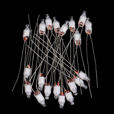 60Pcs Rot Grün Blau Rot Neon Glühbirne Anzeige Licht Standard Miniatur Glühbirne