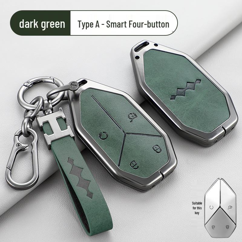 

2024 BYD Leopard 5/8 Захисний чохол-брелок для ключів для чоловіків - Чохол для пульта дистанційного керування з повним покриттям