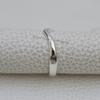 Sterling Silver Chevron Ring, Handmade Stackable Thumb Ring