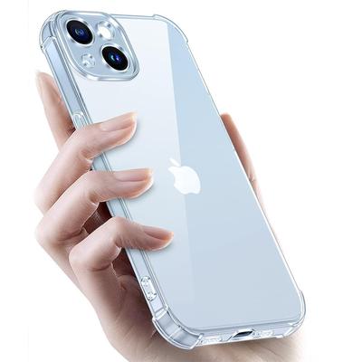 Ultra Slim Drop-Proof Design Soft Clear Phone Case Crystal Cover for Apple Iphone 15 14 13 12 11 Pro Max Mini 15 Plus