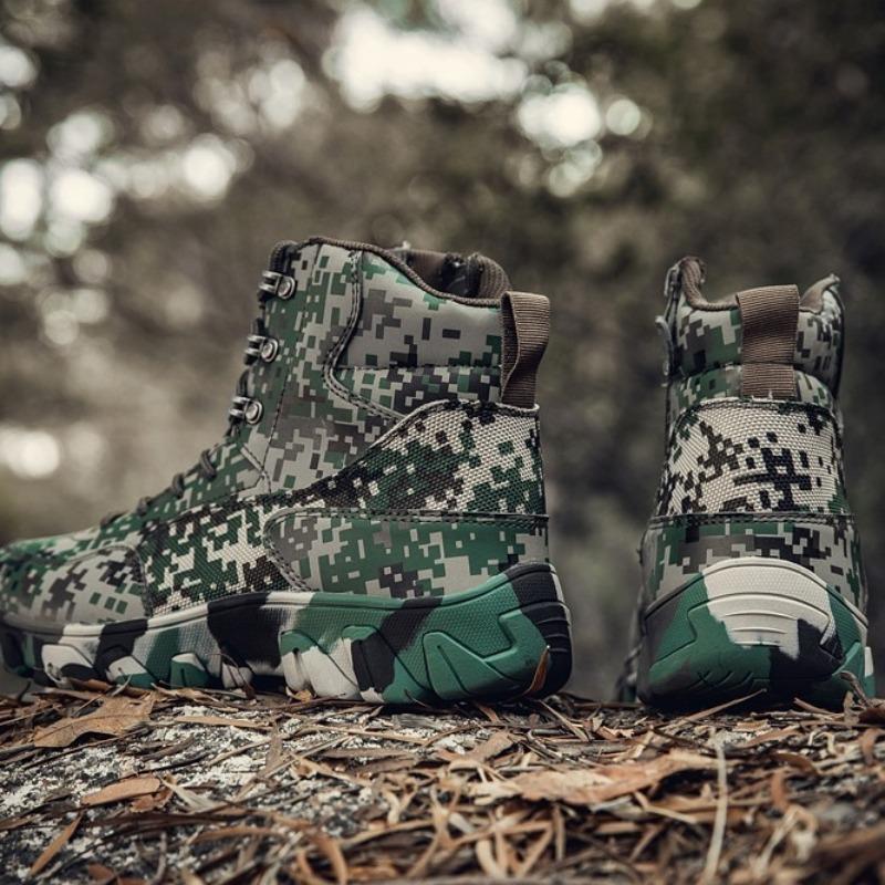Fashion High Quality Mens Shoes,outdoor Wear-resistant Workwear Boots,anti Slip Hiking Boots,sneakers Men Zapatos De Seguridad De Hombre