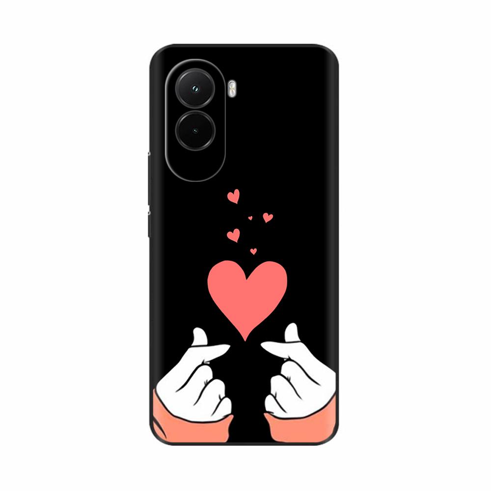 Soft Case For Xiaomi Poco M7 4G Luxury Print Back Cover For PocoM7 M7 Silicone Bumper Protective Shockproof Capa Pocom7 4G Coque