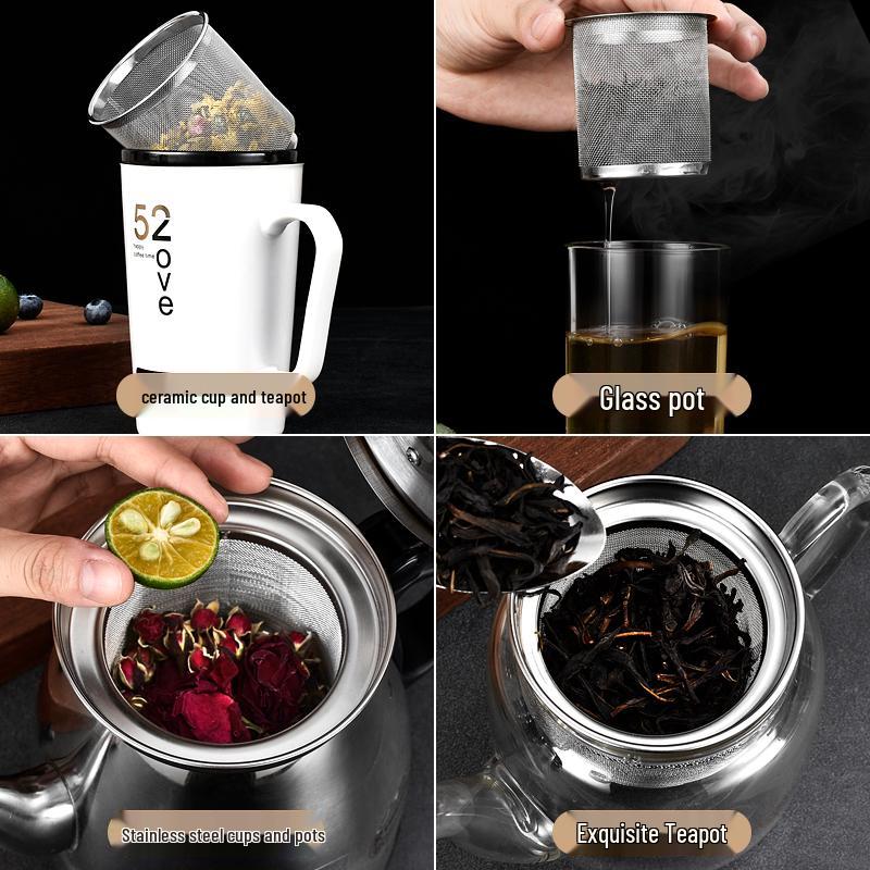 Stainless Steel Tea Infuser for Tea Leaves - Teapot Strainer and Filter
