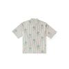 Vans X Asia Artist Collection Comfortable Breathable Striped Print Polo Short Sleeve Shirt Unisex Shirts Red VN000HA7D73