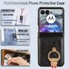For Motorola Razr 50 5G Case Bottle Opener Wristband Leather+PC+TPU Phone Cover