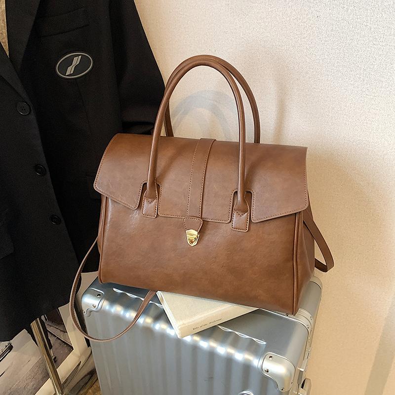 Branded Luxury Top-handle Bags For Women 2 Sized Big Capacity Boston Shoulder Crossbody Bags 2024 Latest Designer Handbags