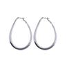111 Silver Needle Simple Design Sense Droplet Ring Earrings Retro Premium Temperament Geometric Earrings Earrings Pendant