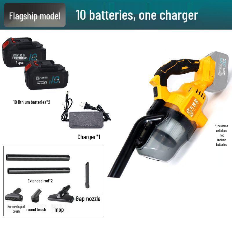 High-Power Wireless Auto & Home Vacuum Cleaner - Strong, Automatic Dust Collector