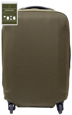 In Suitcase Carry Stretchable [fugl] [Featured Rurubu] Cover, Cover, Material, Washable, Scratch-resistant (M, Olive)