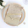 92MF Cut Glitter Greeting Card 10pcs/set Birthday Card Message Cards Accessory