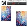For iPad Mini (2024)/(2021) Case Colorful Pattern Painting Card Slots Stand Leather Tablet Cover with Auto Sleep/Wake