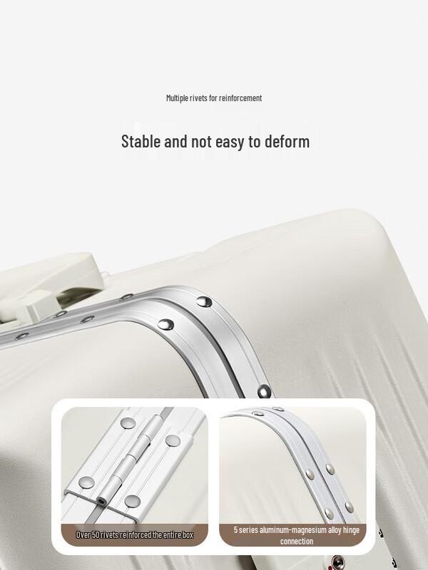 OIWAS 20-inch Lightweight Aluminum Frame Luggage