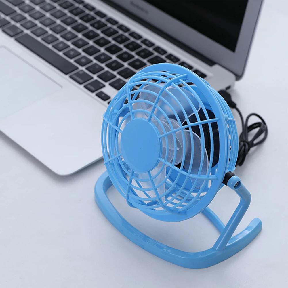 Portable Fans USB Fan 15*9*14.5cm ABS+Electronic Components Office Student Dormitory Blue/Black Home UseUltra Quiet