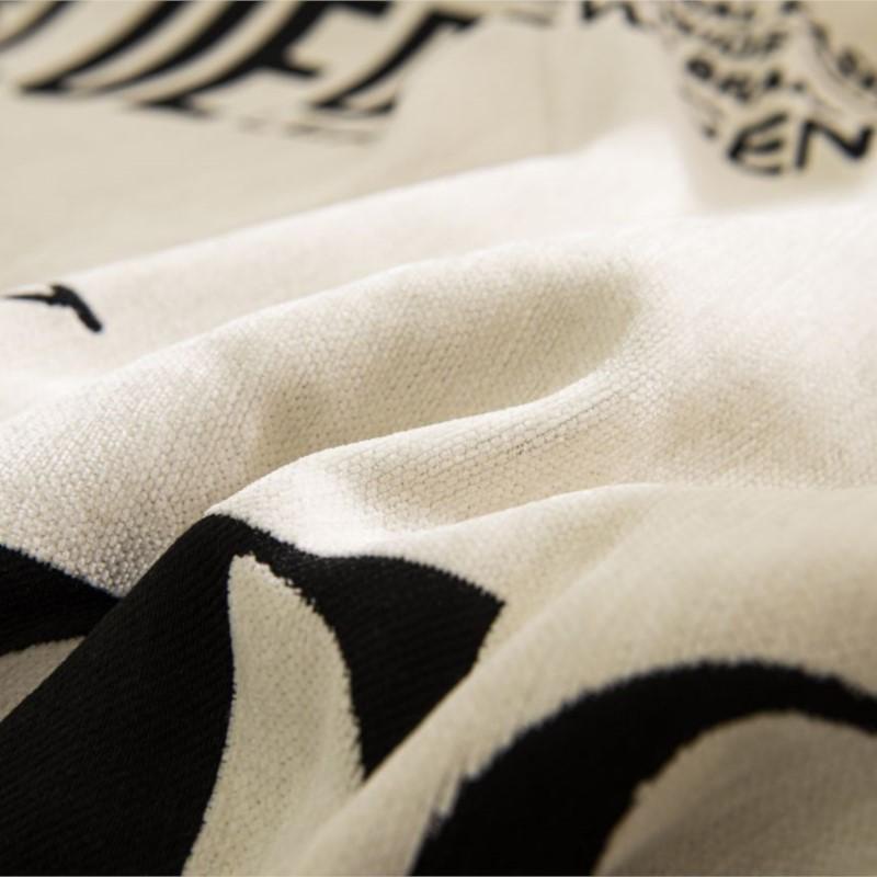 Black White Sofa Cushion Cover Sofa Cover Chenille Universal Sofa Towel Couch Cover Pet Mat Living Room Sofa Dust Proof