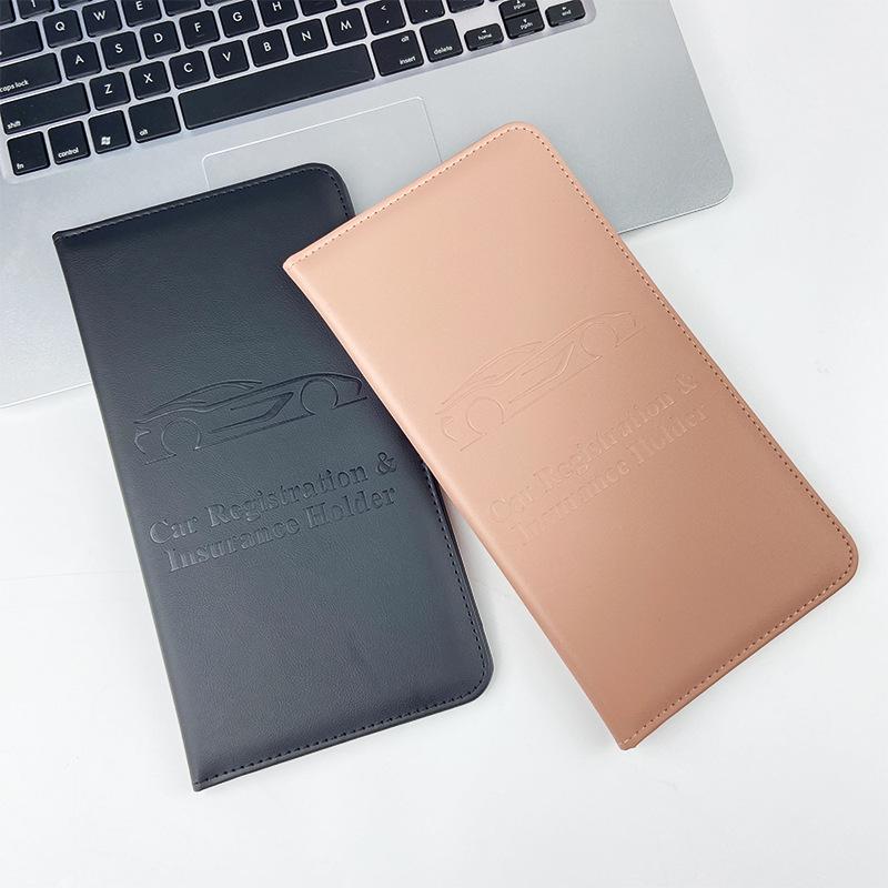 American Driver's License PU Leather Wallet: Car Registration & Insurance Document Holder