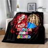 Karol G Fashion Printed Blanket Thin Blanket Soft and Comfortable Blanket Home Travel Blanket Bed Linings Birthday Gift