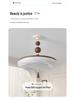 French Retro Cream Ceiling Light - Full Spectrum Eye Protection Chandelier for Bedroom or Study.