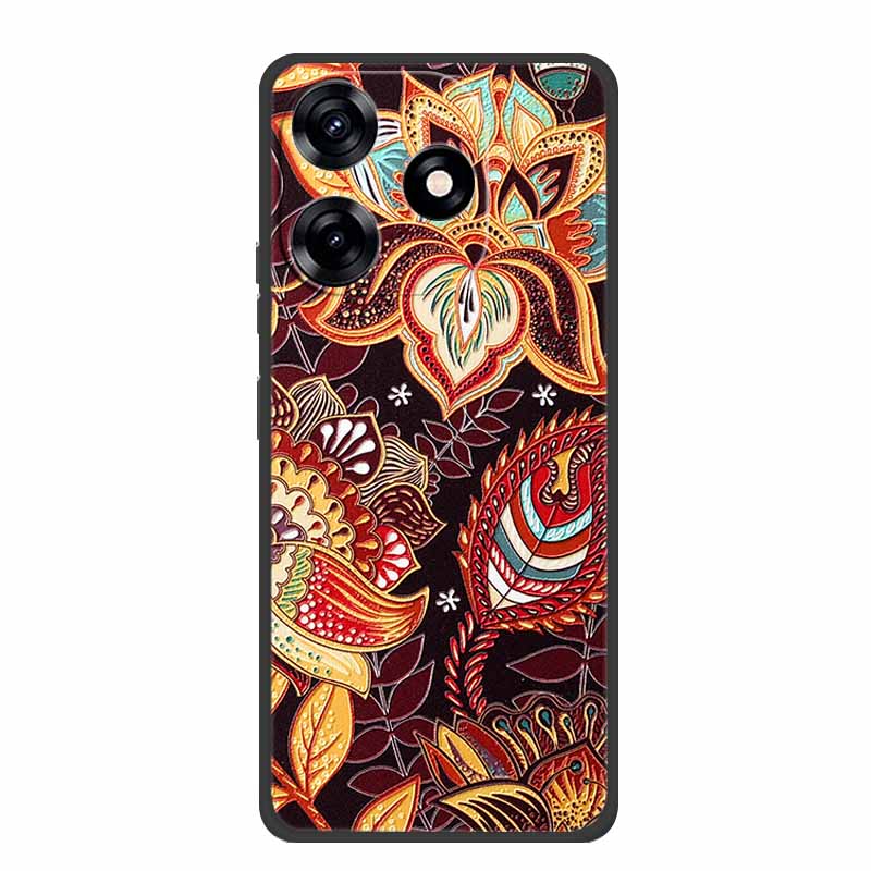 3D Embossed Case For ZTE Blade V50 Design 4G Phone Case Relief Black Silicone Soft Coque For ZTE Blade V50 Smart Back Cover Case