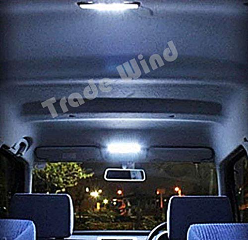 [TradeWind] Interior Light, 36-LED Panel Type, COB, 3 Types, with Socket, 12V, White, 10-Pack