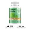 CREVIP Ginkgo Biloba Nahrungsergänzungsmittel, Enthält Ginkgo Biloba Extrakt, Unterstützung für den Alltag, Nahrungsergänzung