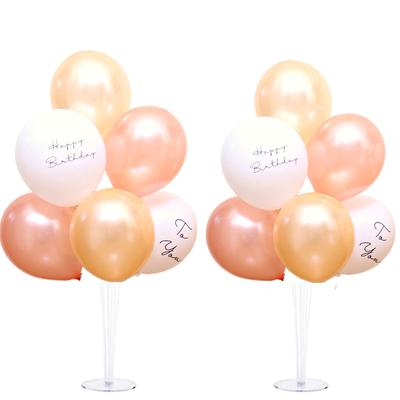 La Kissa Ballongställ, Ballongset, Födelsedagsdekorationer, Golvstående Ballonghållare, 2-delat Set, för Pojkar och Flickor (2 Ställ + Födelsedagsballonger