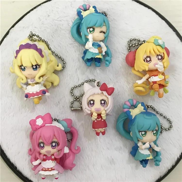 Bandai Capsule Toys Pretty Cure Tropical-Rouge Summer Angel Flamingo Cure Peace Blossom Happy Peach Figure Pendant No Box