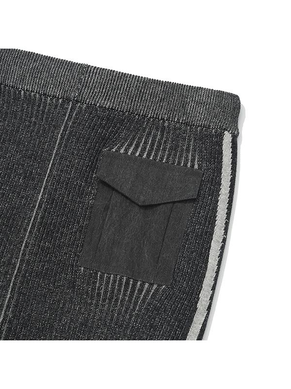 Kirsh Garment Knit Long Skirt [Charcoal]