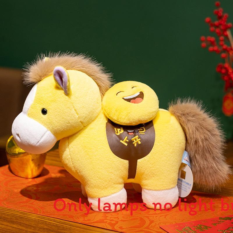Pferd Jahr Tierkreis Plüschtier mit Polyesterfaserfüllung für chinesische Neujahrsfeiern