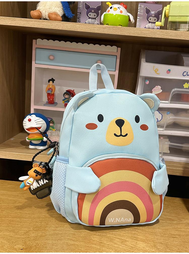 Schoolbag Cute Small Cartoon Backpack Large Capacity Leisure Children Travel Backpack Portable Kindergarten Primary School Bag
